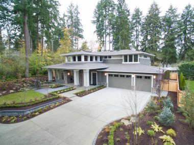 Lüks yeni inşaat ev dış 