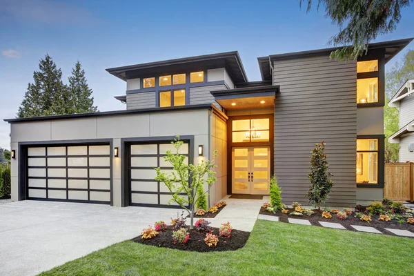 Luxe nieuwbouw huis in Bellevue, Wa — Stockfoto