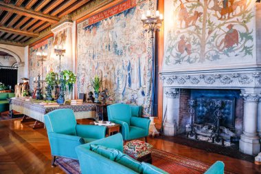Asheville, North Carolina - 4 Şubat 2017: Biltmore Goblen Galeri 