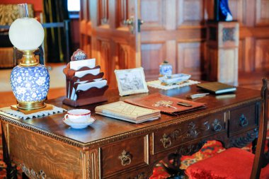Asheville, North Carolina - 4 Şubat 2017: Biltmore'nın kostüm Sergisi