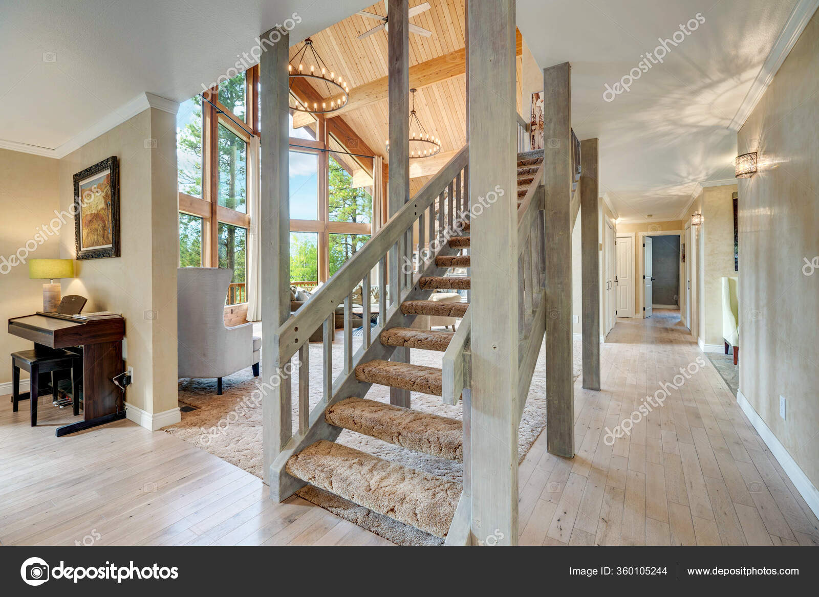 50 Beautiful Staircase Ideas for an Elegant Entryway, image size:1600x1167