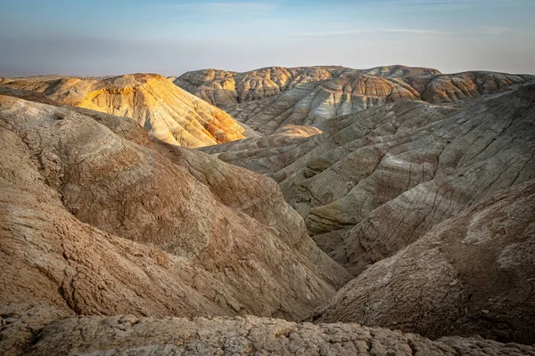 Esti Táj Sivatagi Hegyek Csini Homokkanyonok Altyn Emel Nemzeti Park — Stock Fotó