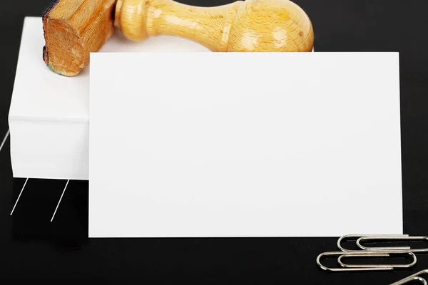 Blank business card — Stock Photo, Image