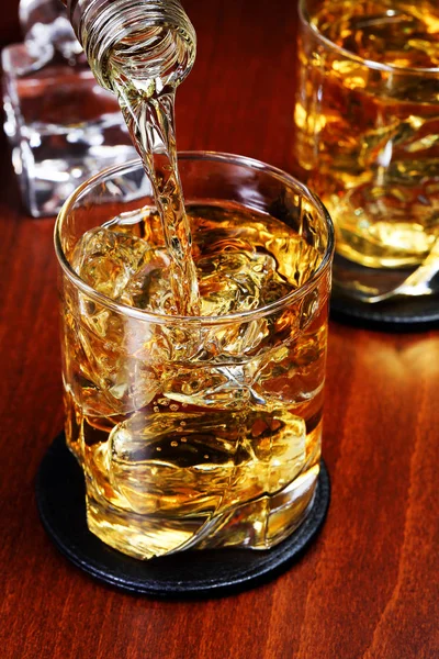 Bicchiere di whisky — Foto Stock