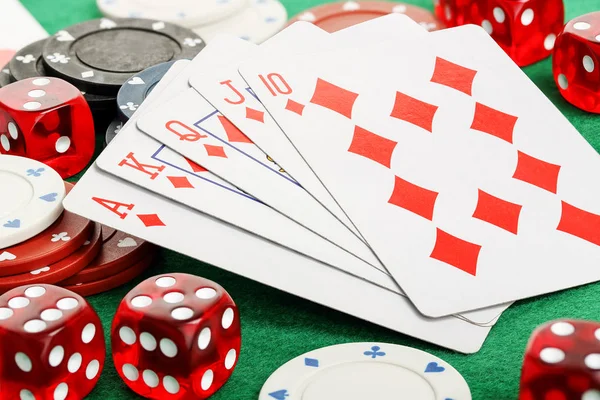 Gambling koncept närbild — Stockfoto