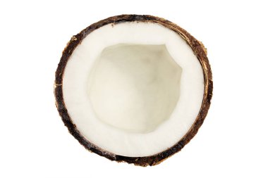 yarım bir Hindistan cevizi