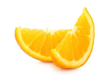 Portakal dilim izole