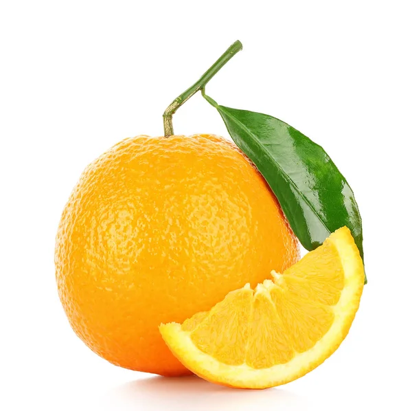 Fruits d'orange isolés — Photo