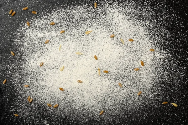 Flour on stone — Stock Photo, Image