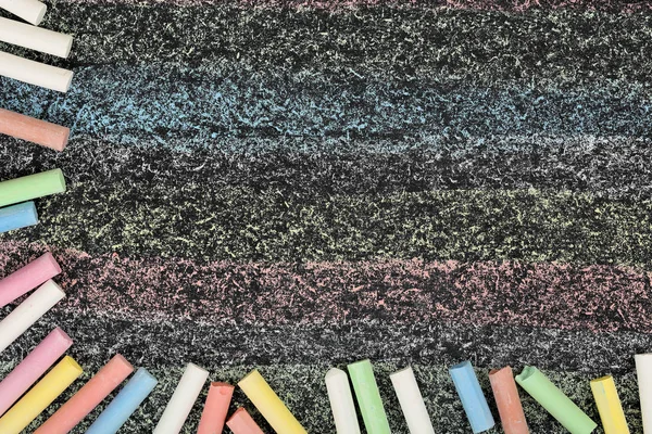 Colorful chalkboard background — Stock Photo, Image