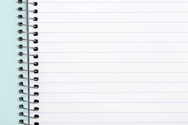 Blank notebook background — Stock Photo, Image