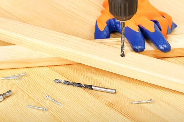 Carpenter at work — Stock Photo, Image