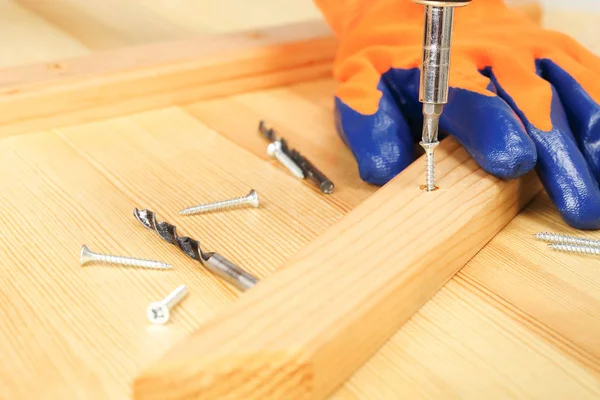 Carpenter at work — Stock Photo, Image