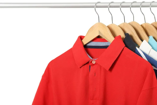 Kleurrijke polo shirts — Stockfoto