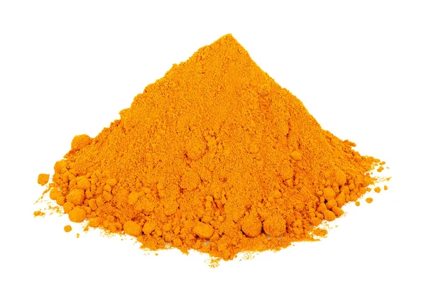 Turmeric powder isolated — Stock Photo, Image