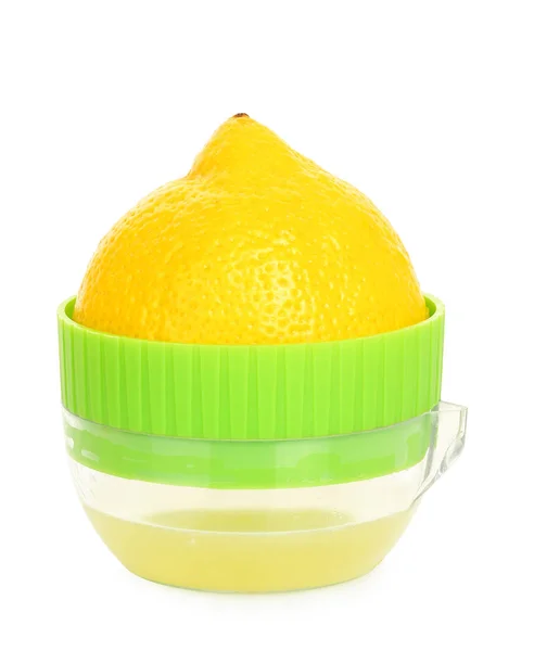 Citronsaft isolerade — Stockfoto