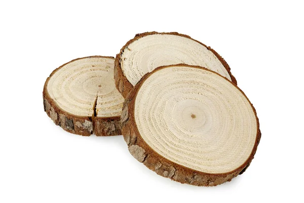 Wood logs isolated — Stock Photo, Image