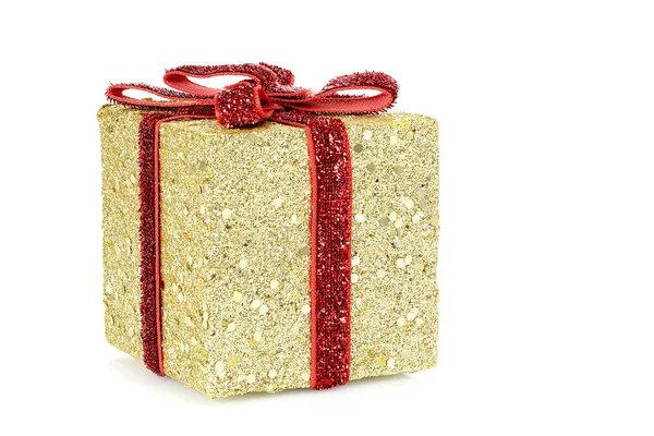 Vánoční dárková krabička — Stock fotografie