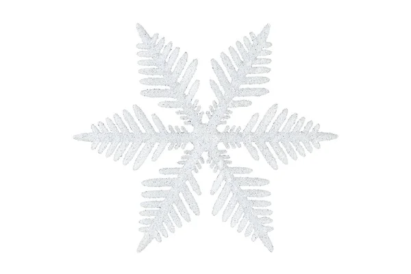 Χριστούγεννα νιφάδα χιονιού απομονωμένες — Φωτογραφία Αρχείου