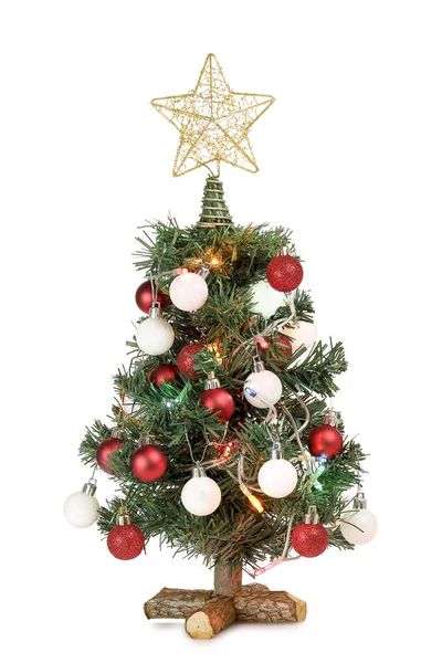 Christmas tree isolated Royalty Free Stock Images