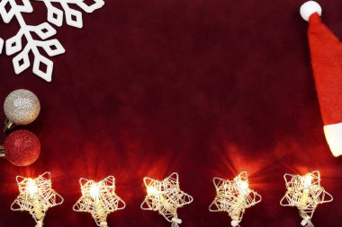 Kırmızı xmas arka plan