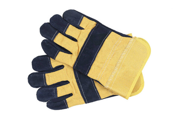 protective gloves isolated
