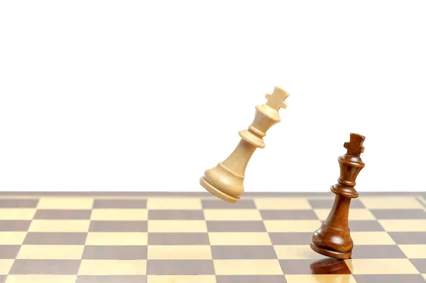 Conceito rivais de xadrez — Fotografia de Stock