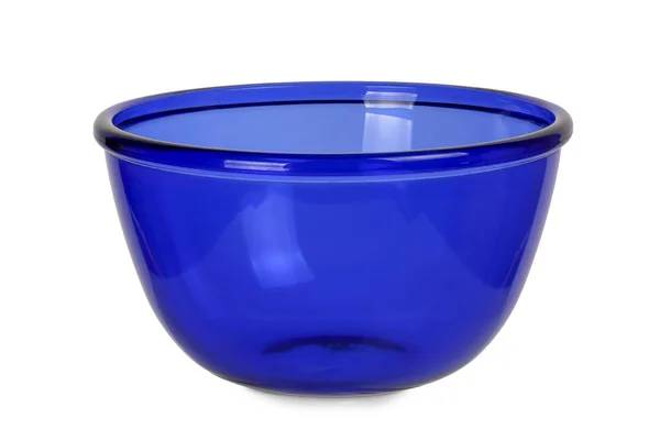 Blue glass bowl — Stock Photo, Image