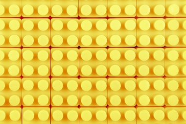 Sarı oyuncak blokları