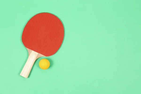 Raqueta de ping pong — Foto de Stock