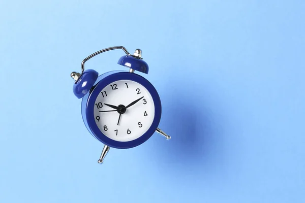 Blue alarm clock — Stock Photo, Image