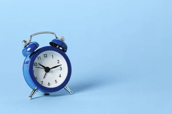 Blue alarm clock — Stock Photo, Image