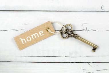 ahşap üzerine anahtarı