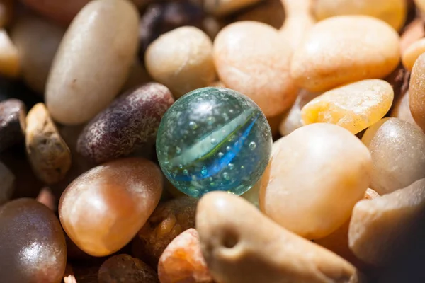 Old Marble with Pebbles — Stock Photo, Image