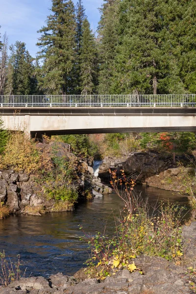 Rural Bridge over Rogue River — Stock Photo, Image