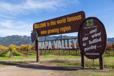 Ünlü Napa Valley işareti