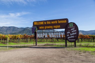Ünlü Napa Valley işareti