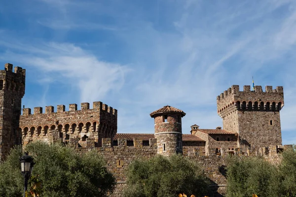 Castello di Amorosa in California — Stock Photo, Image