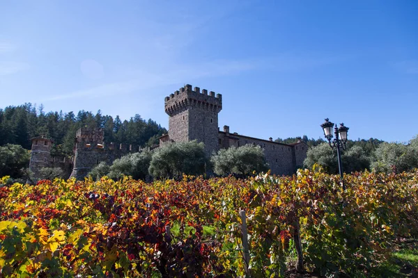 Castello di Amorosa na Califórnia — Fotografia de Stock