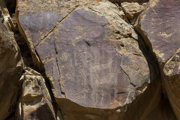 Legend Rocks State Petroglyph Site — Stock Photo, Image