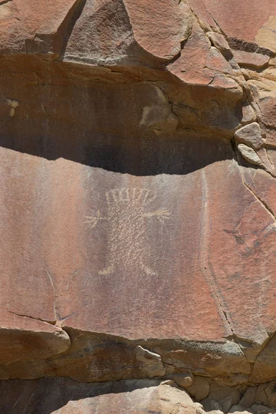 Legende rockt staatliche Petroglyphen-Website — Stockfoto
