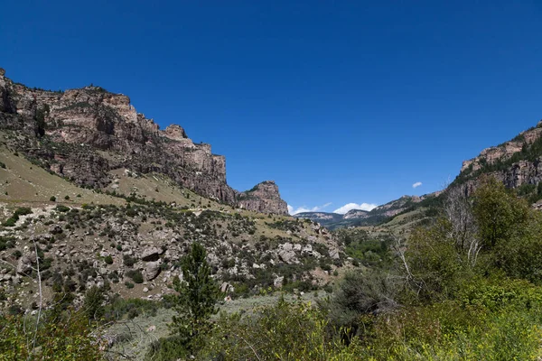 Landscape of Ten Sleeps Canyon — Stock Photo, Image