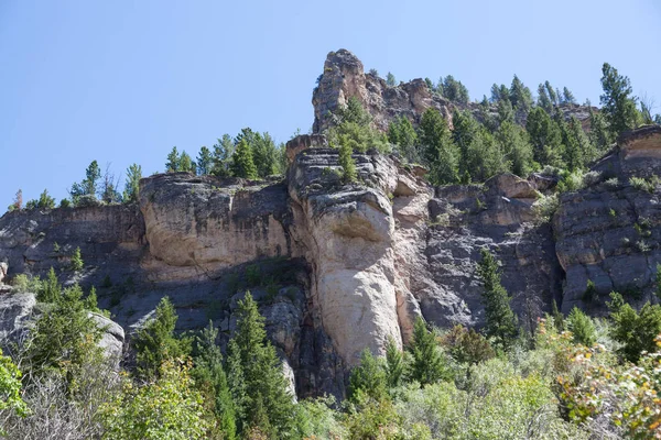 Gesteinsformationen durch Erosion — Stockfoto