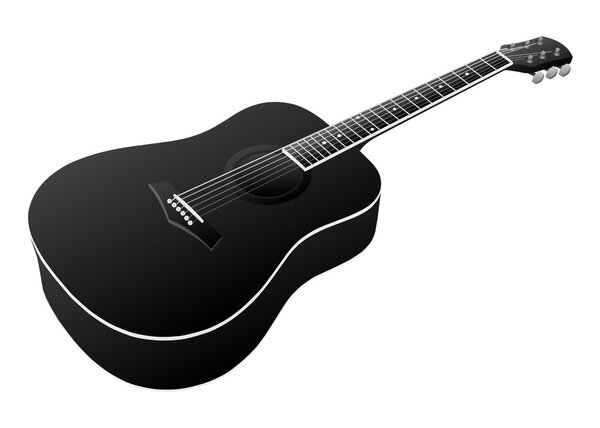  Classic Guitar Vector Illustration, EPS 10.