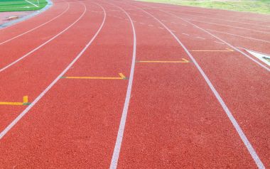 Koşu parkuru 1 2 3 numaraları.