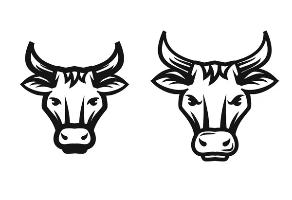 Vector beef head Stock Vector