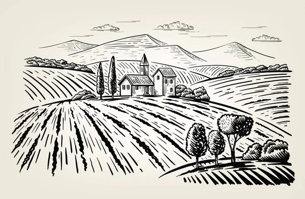 Immagine Vettoriale Campi Illustrazioni Vettoriali Campi Depositphotos