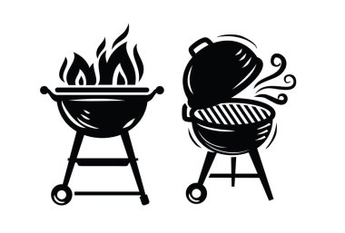 BBQ Grill icons clipart