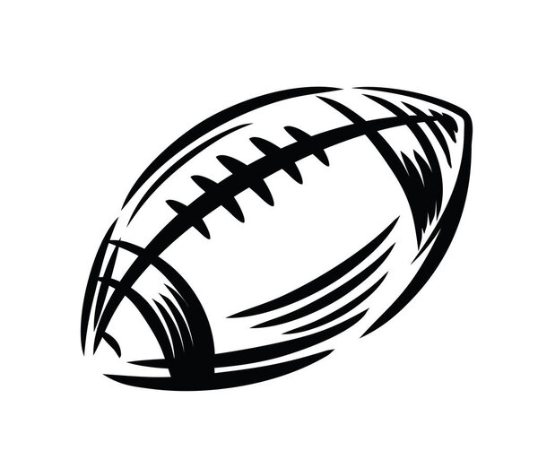 Black Football icon — Stock Vector
