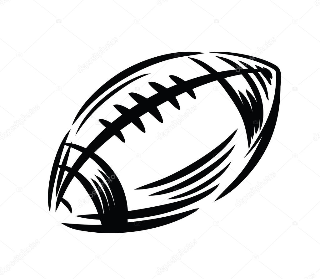 Black Football icon — Stock Vector © bioraven #144800531